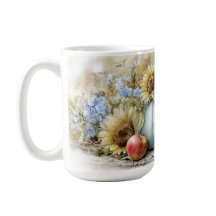Mug Floral Citrouille d'automne