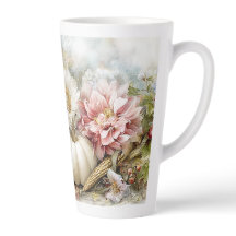 Mug Floral Citrouille d'automne