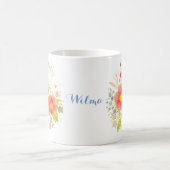 Mug Floral Classique Avec Texte (Centre)