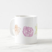 Mug floral coloré (Devant gauche)