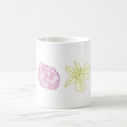 Mug floral coloré (Centre)