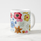 Mug floral coloré (Devant droit)