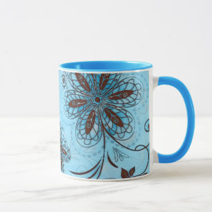 Mug Floral coloré Motif sans joint