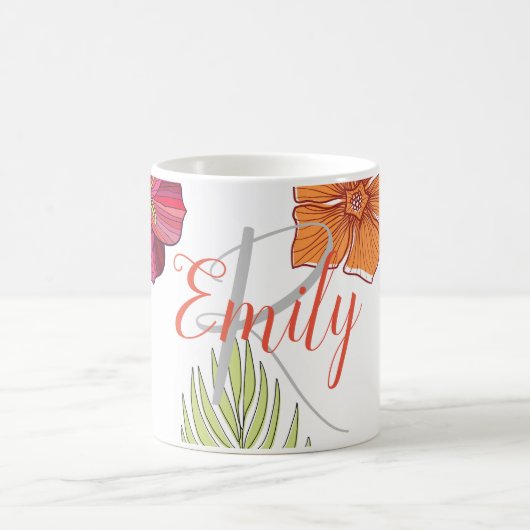 Mug Floral d'Aloha hawaïen (Centre)