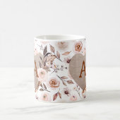 Mug Floral d'aquarelle rétro (Centre)