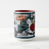 Mug Floral d'art Abstrait (Centre)