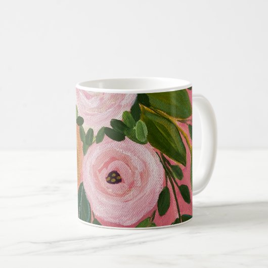 Mug Floral de Boho (Devant droit)