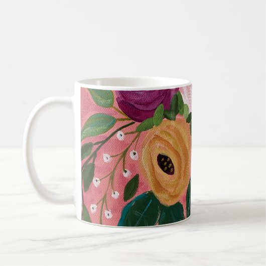 Mug Floral de Boho (Gauche)
