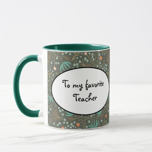 Mug Floral de Christmas (Gauche)