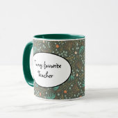 Mug Floral de Christmas (Devant gauche)