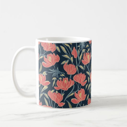 Mug Floral de Coral Breeze (Gauche)