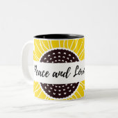 Mug floral de deux tonnes (Devant gauche)