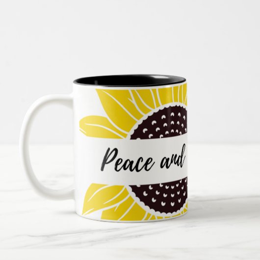 Mug floral de deux tonnes (Gauche)