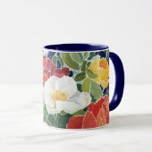 Mug Floral de minuit I (Devant droit)