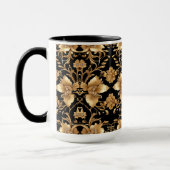 Mug Floral Doré (Gauche)