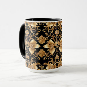 Mug Floral Doré