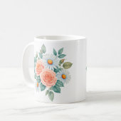 Mug "Floral Elegance Tea Cup" (Devant gauche)