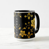 Mug Floral Elegant Luxury Collection Populaire (Devant droit)