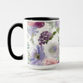 Mug Floral en aquarelle (Gauche)