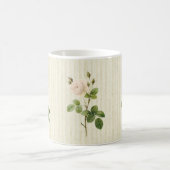 Mug floral en bande beige (Centre)