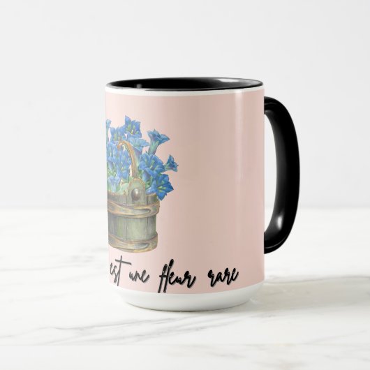 Mug Floral en céramique (Devant droit)