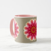 Mug Floral en rose (Devant gauche)