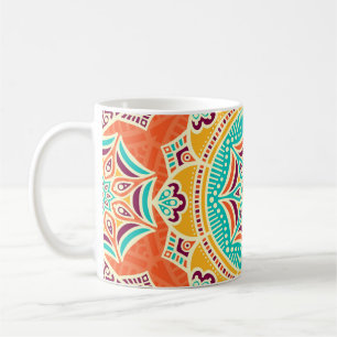Mug Floral Ethnique : Enchantant Un Design Sans Couche