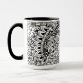 Mug Floral ethnique inspiré (Gauche)