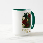Mug Floral & Feral | Halloween Gifts (Devant droit)