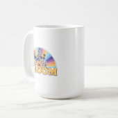 Mug Floral fleuri rétro (Devant gauche)