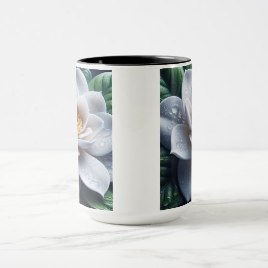 Mug Floral Gardenia blanc (Centre)