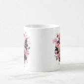 Mug Floral Halloween Citrouille rose (Centre)