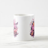 Mug Floral Halloween Citrouille rose (Centre)
