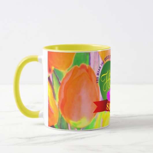 Mug Floral Happy Valentines (Gauche)
