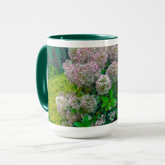 Mug Floral / Hydrangeas (Devant gauche)