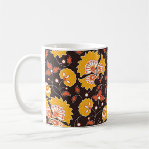Mug Floral Indien couleur Vintage sans fil