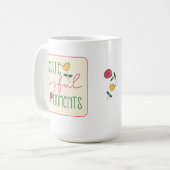 Mug floral inspiré moderne (Devant gauche)