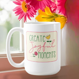 Mug floral inspiré moderne