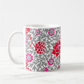 Mug Floral jacobéen, rose et gris foncé (Gauche)