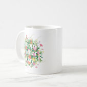 Mug Floral Joyeuse Fête des mères | Vacances (Devant gauche)