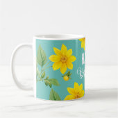 Mug Floral Joyeux anniversaire (Gauche)
