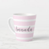 Mug Floral Latte Roses Roses Fines (Angle gauche)