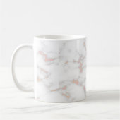 Mug Floral Laurel Lettre initiale Nom du monogramme (Gauche)