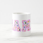 Mug Floral Mama Retro Maman Boho Mère (Centre)