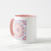 Mug Floral Mandala Lavender (Devant gauche)