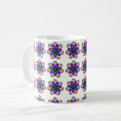 Mug Floral Mandala Pattern (Devant gauche)