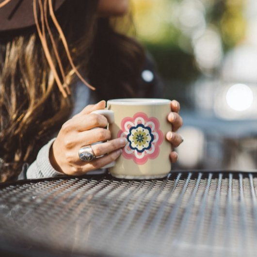 Mug floral moderne