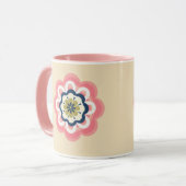 Mug floral moderne (Devant gauche)