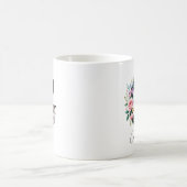 Mug  Floral Monogram – Letter G (Centre)