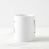 Mug  Floral Monogram – Letter N (Centre)